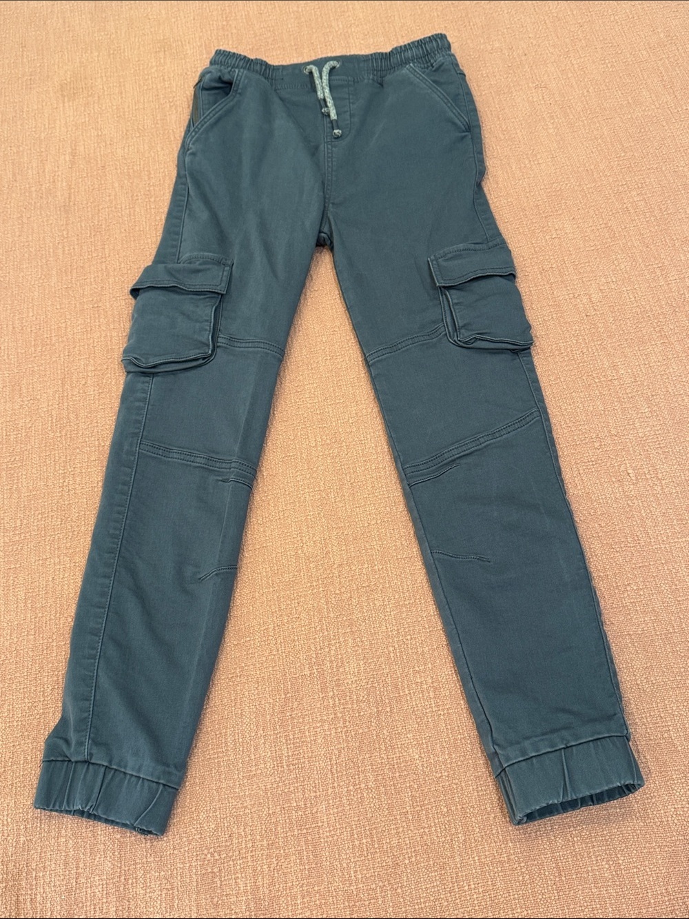 12 years - 152 cms Kids cotton Cargo Jogger Pants - gray